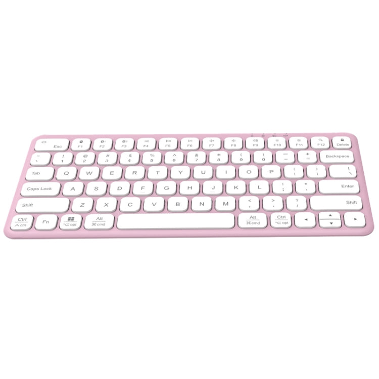 B087 Tastiera e mouse wireless dual mode portatili da 78 tasti 2.4G, Keyboard Green, Keyboard Pink, Keyboard Mouse Set White, Keyboard Mouse Set Green, Keyboard Mouse Set Pink