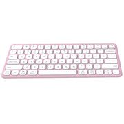 B087 Tastiera e mouse wireless dual mode portatili da 78 tasti 2.4G, Keyboard Green, Keyboard Pink, Keyboard Mouse Set White, Keyboard Mouse Set Green, Keyboard Mouse Set Pink