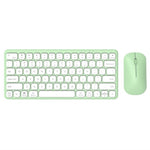 B087 Tastiera e mouse wireless dual mode portatili da 78 tasti 2.4G, Keyboard Green, Keyboard Pink, Keyboard Mouse Set White, Keyboard Mouse Set Green, Keyboard Mouse Set Pink
