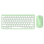 B087 Tastiera e mouse wireless dual mode portatili da 78 tasti 2.4G, Keyboard Green, Keyboard Pink, Keyboard Mouse Set White, Keyboard Mouse Set Green, Keyboard Mouse Set Pink
