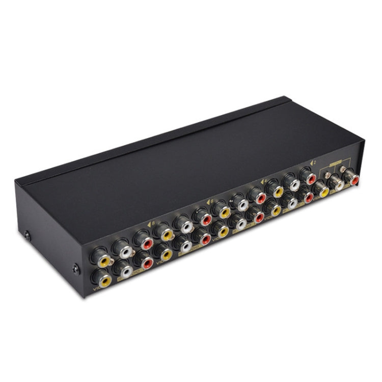 FJGEAR FJ-801AV Commutatore audio video Commutatore CVBS 8 ingressi 1 uscita, FJ-801AV