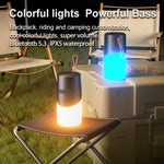 Altoparlante Bluetooth wireless con luce RGB impermeabile per atmosfera stereo