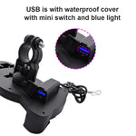 Porta cellulare antipioggia per parasole per moto, Mirror Holder  No Charge, Handlebar Holder No Charge, Charging Handlebar Holder 5V-2A, Charging Handlebar Holder 5V-3.1A, Charging Handlebar Holder 18W (QC3.0), Charging Mirror Holder 5V-2A            ...