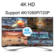 FJGEAR FJ-401HK Splitter video KVM HDMI a 4 porte con telecomando IR, FJ-401HK
