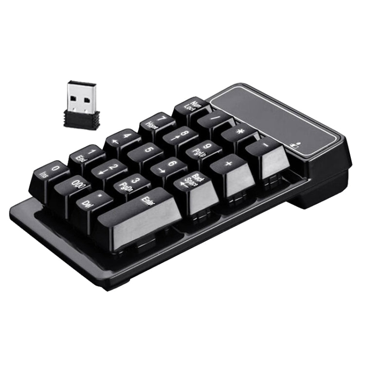 K3 19 tasti 2.4G Wireless Mini tastiera digitale tastiera per macchinari di sospensione, K3 (Black)