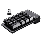 K3 19 tasti 2.4G Wireless Mini tastiera digitale tastiera per macchinari di sospensione, K3 (Black)