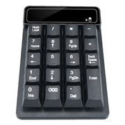 K3 19 tasti 2.4G Wireless Mini tastiera digitale tastiera per macchinari di sospensione, K3 (Black)