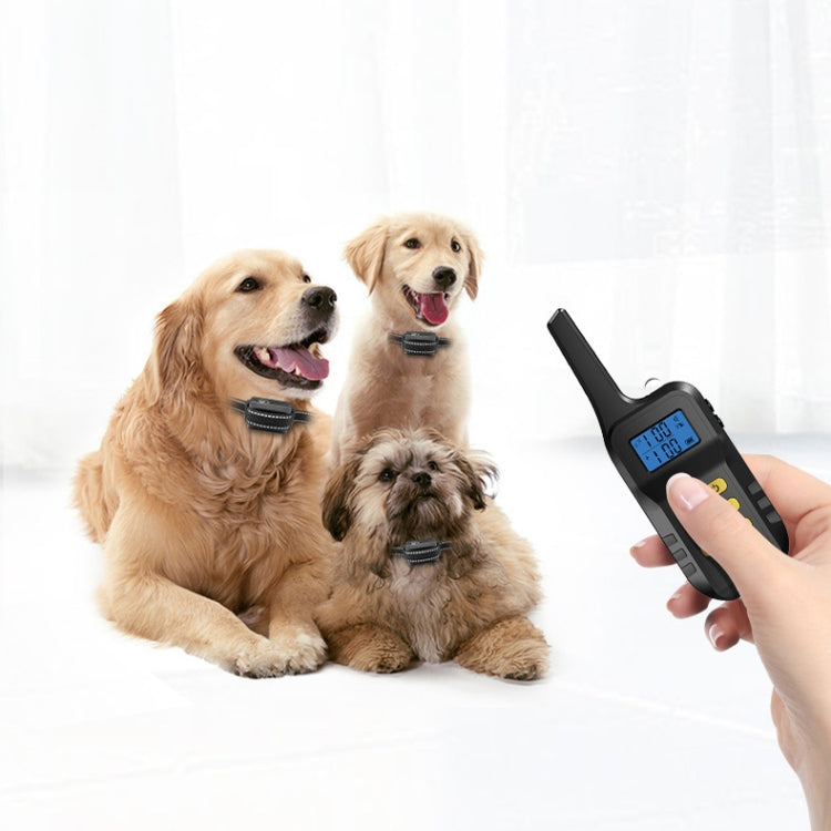 Dispositivo di addestramento per cani Collare elettronico per addestramento del cane con dispositivo antiabbaio automatico, For-One-Dog, For-Two-Dog, For-Three-Dog