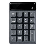 K6 19 tasti Mini tastiera digitale wireless Bluetooth Tastiera meccanica universale sospesa 4.0, K6 (Black)