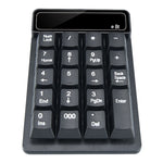 K6 19 tasti Mini tastiera digitale wireless Bluetooth Tastiera meccanica universale sospesa 4.0, K6 (Black)