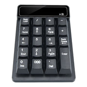 K6 19 tasti Mini tastiera digitale wireless Bluetooth Tastiera meccanica universale sospesa 4.0, K6 (Black)