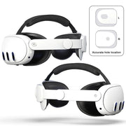 Per Oculus/Meta Quest 3 VR Fascia per la testa regolabile per cuffie Elite, Elite Headset White, Elite Headset Black