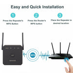 Amplificatore Wifi Extender Wifi Ripetitore Wifi 2.4G 300M con 1 porta LAN, US Plug, EU Plug, UK Plug