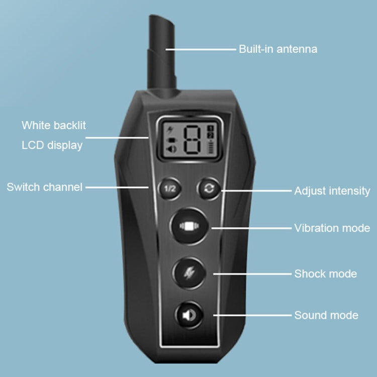 Dispositivo di addestramento per cani con telecomando elettronico intelligente Collare antiurto per addestramento di animali domestici, T700, Receiver