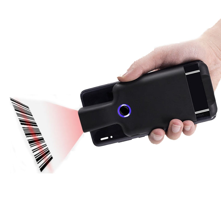 Lettore codici a barre Bluetooth 2D con clip posteriore