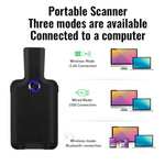 Lettore codici a barre Bluetooth 2D con clip posteriore