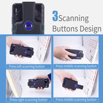 Lettore codici a barre Bluetooth 2D con clip posteriore