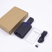 Lettore di codici a barre per telefono con clip posteriore wireless per scanner di codici a barre Bluetooth 2D HC101D, 2D Middle, 2D Side