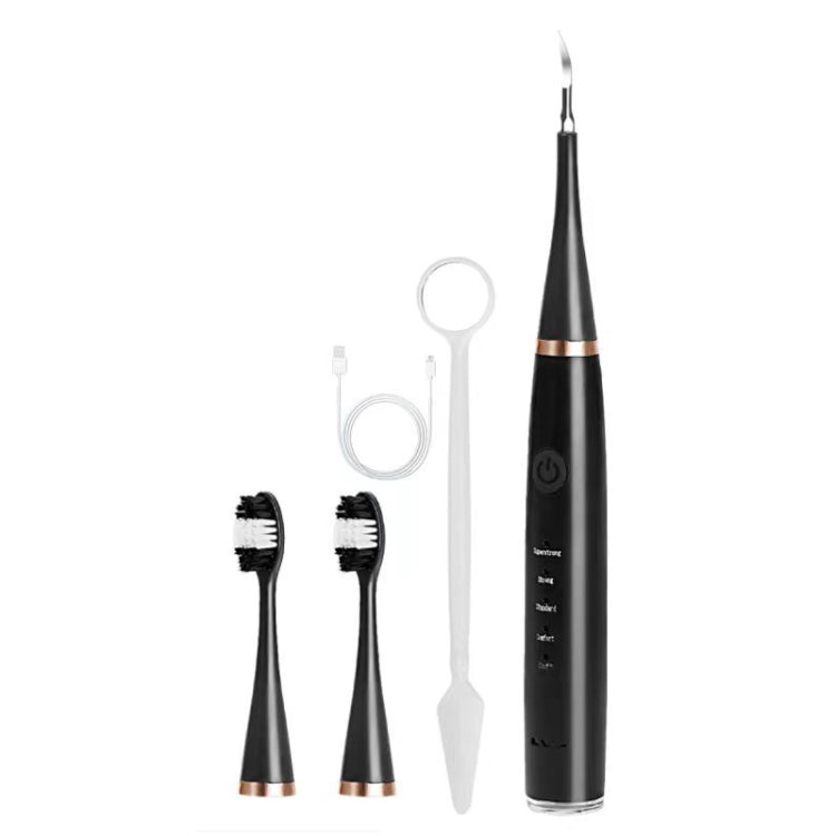 Set per la pulizia dei denti per la rimozione del tartaro elettrico 6 in 1, White Basic, White Exclusive, Black Basic, Black Exclusive, Green Basic, Green Exclusive, 5pcs Toothbrush Head White, 5pcs Toothbrush Head Black, 5pcs Toothbrush Head Green