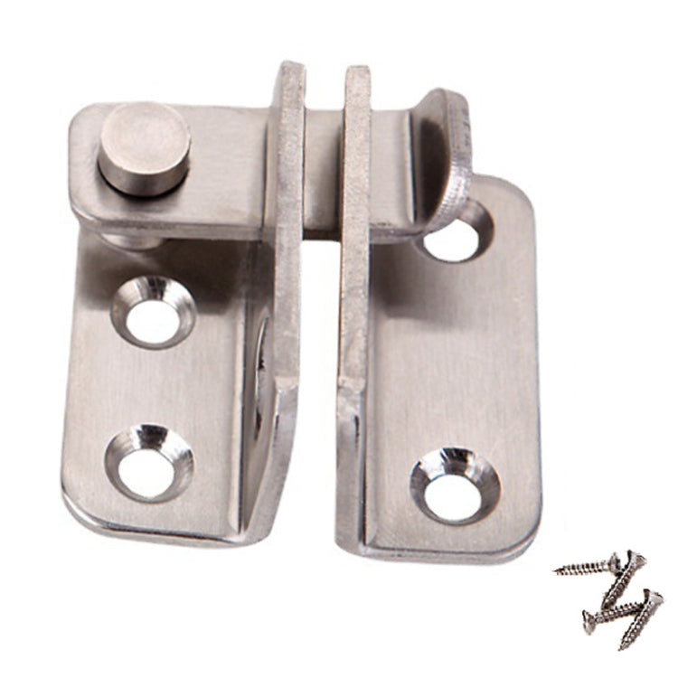 Chiusura per porta scorrevole in acciaio inossidabile, senza chiusura a punzone, con vite, Small Left Open, Small Right Open, Large Left Open, Large Right Open