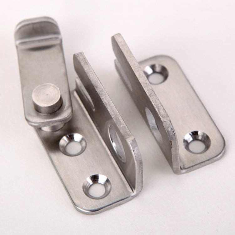 Chiusura per porta scorrevole in acciaio inossidabile, senza chiusura a punzone, con vite, Small Left Open, Small Right Open, Large Left Open, Large Right Open