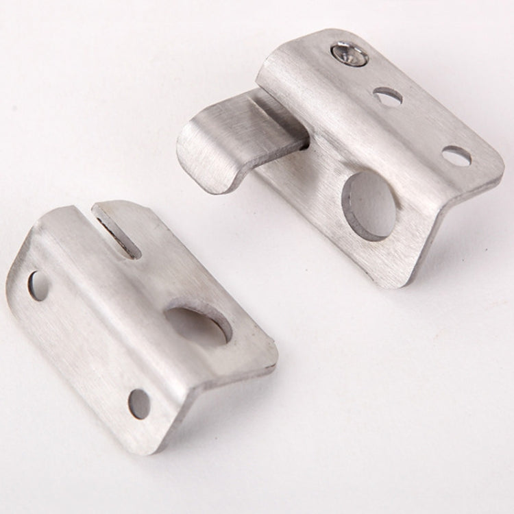Chiusura per porta scorrevole in acciaio inossidabile, senza chiusura a punzone, con vite, Small Left Open, Small Right Open, Large Left Open, Large Right Open