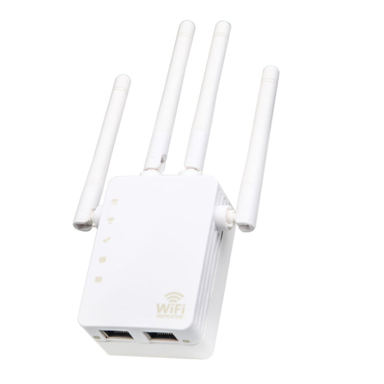 Ripetitore WiFi Range Extender WiFi 5G/2.4G 1200Mbps con 2 porte Ethernet, US Plug Black, EU Plug White, EU Plug Black, US Plug White