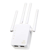 Ripetitore WiFi Range Extender WiFi 5G/2.4G 1200Mbps con 2 porte Ethernet, US Plug Black, EU Plug White, EU Plug Black, US Plug White