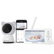 Telecamera per la cura del bambino Wi-Fi wireless per monitor per bambini HD da 5 pollici, EU Plug, US Plug, UK Plug, AU Plug