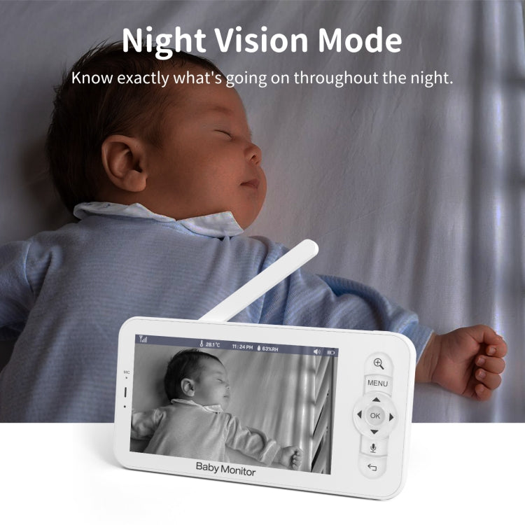 Telecamera Wi-Fi per monitor bambini HD 5 pollici