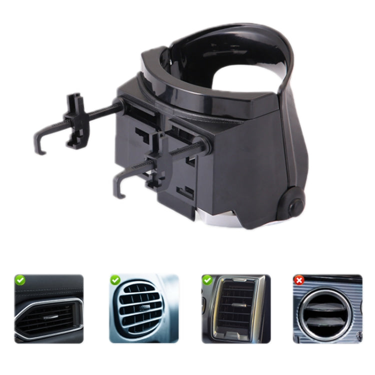 Portabicchieri per auto, presa d'aria multifunzione, porta cellulare, posacenere