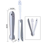 Modello coltello farfalla 3D in plastica per decompressione