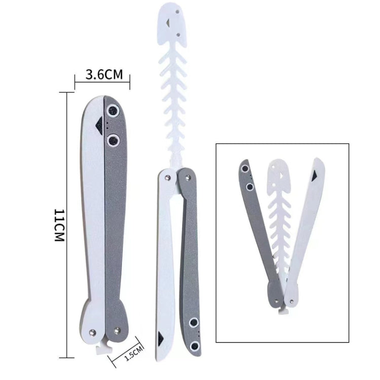 Modello coltello farfalla 3D in plastica per decompressione