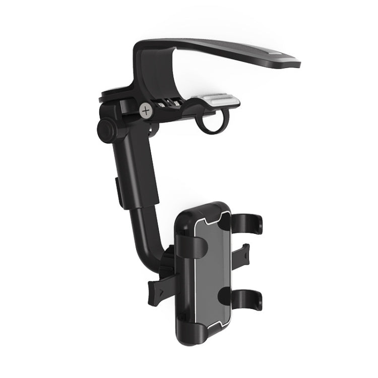 Supporto per cellulare multifunzione per cruscotto con morsetto per visiera parasole per auto