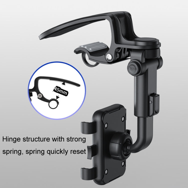 Supporto per cellulare multifunzione per cruscotto con morsetto per visiera parasole per auto
