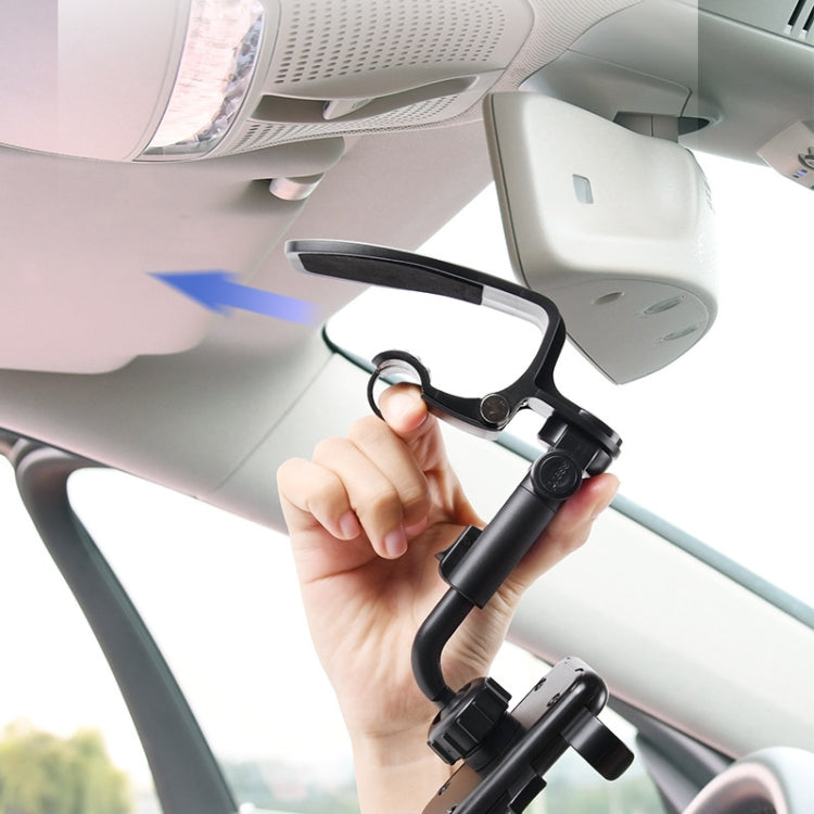 Supporto per cellulare multifunzione per cruscotto con morsetto per visiera parasole per auto