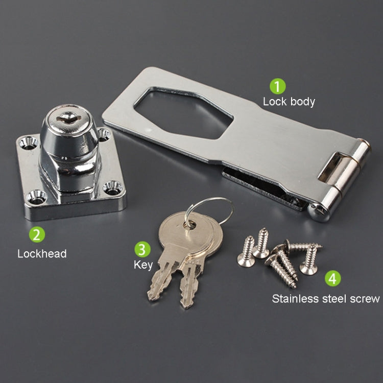 Gancio senza foro con chiusura a cerniera, serratura per porta della cassettiera con chiave in ferro, 2.5 inch Interlocking, 2.5 inch Non-Interlocking, 3 inch Interlocking, 3 inch Non-Interlocking, 4 inch Interlocking, 4 inch Non-Interlocking
