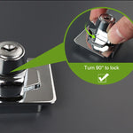 Gancio senza foro con chiusura a cerniera, serratura per porta della cassettiera con chiave in ferro, 2.5 inch Interlocking, 2.5 inch Non-Interlocking, 3 inch Interlocking, 3 inch Non-Interlocking, 4 inch Interlocking, 4 inch Non-Interlocking