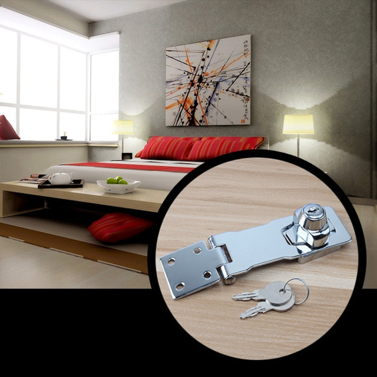 Gancio senza foro con chiusura a cerniera, serratura per porta della cassettiera con chiave in ferro, 2.5 inch Interlocking, 2.5 inch Non-Interlocking, 3 inch Interlocking, 3 inch Non-Interlocking, 4 inch Interlocking, 4 inch Non-Interlocking