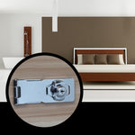 Gancio senza foro con chiusura a cerniera, serratura per porta della cassettiera con chiave in ferro, 2.5 inch Interlocking, 2.5 inch Non-Interlocking, 3 inch Interlocking, 3 inch Non-Interlocking, 4 inch Interlocking, 4 inch Non-Interlocking