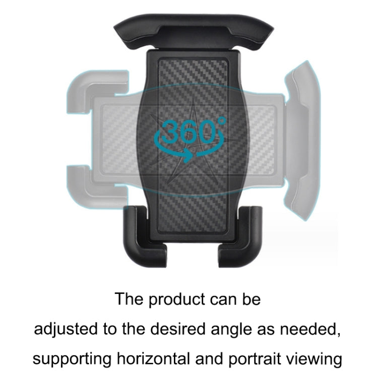 Supporto per telefono da bicicletta Clip per cellulare con rotazione a 360 gradi