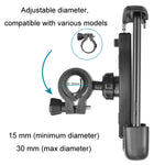 Supporto per telefono da bicicletta Clip per cellulare con rotazione a 360 gradi