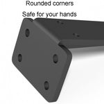 Staffa di supporto in laminato portante nascosta con staffa per carichi pesanti di tipo T da 5 mm, 6 inch, 8 inch, 10 inch, 12 inch, 14 inch, 16 inch, 18 inch, 20 inch
