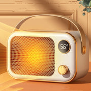 Scaldamani invernale con riscaldatore elettrico da 1200 W con display, spina europea