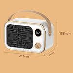 Scaldamani elettrico in ceramica 1200W con display