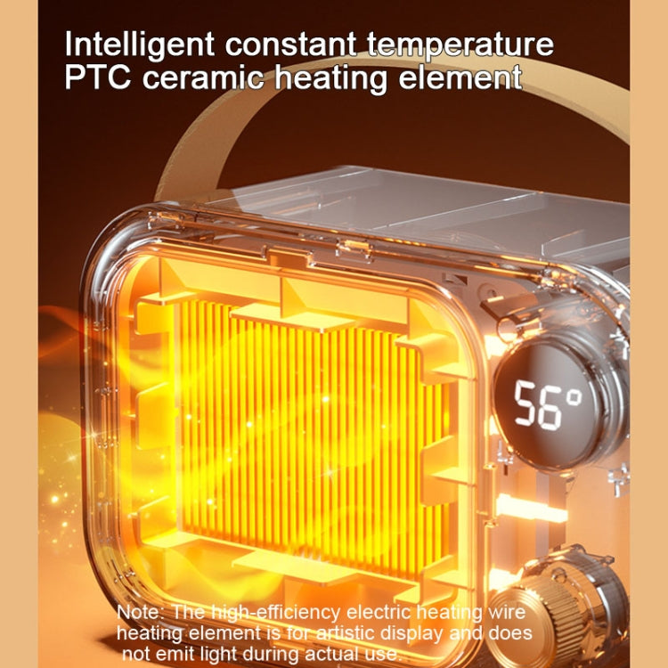 Scaldamani elettrico in ceramica 1200W con display