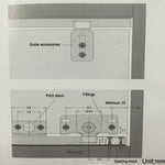 Raccordi per pulegge per porte scorrevoli per armadi Accessori per porte scorrevoli silenziose con 8 viti, Pulley
