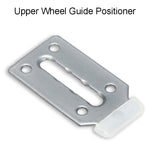 Raccordi per pulegge per porte scorrevoli per armadi Accessori per porte scorrevoli silenziose con 8 viti, Pulley