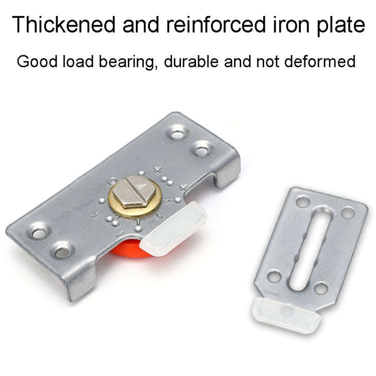Raccordi per pulegge per porte scorrevoli per armadi Accessori per porte scorrevoli silenziose con 8 viti, Pulley
