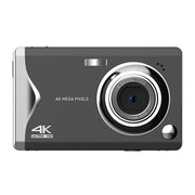 Fotocamera digitale HD con messa a fuoco automatica con schermo IPS 4K HD da 3,0 pollici, Black, White